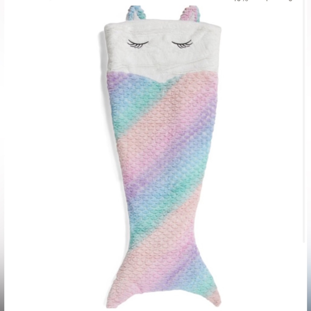 AUTHENTIC KIDS Snuggle Soft Mermaid Tail Blanket/Sleeping Bag